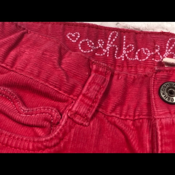 Oshkosh Coral Corduroys size 6x - Picture 4 of 9